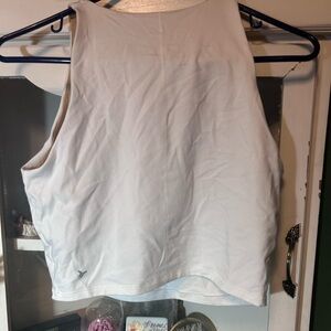 Old Navy Active Cream and Tan Tee